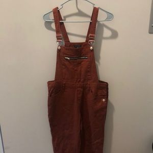 Rust Full Length Overalls